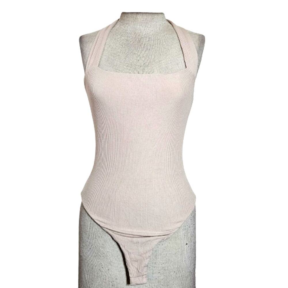Superdown Candice Halter Bodysuit Size Small